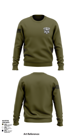 881st Engineer Battalion 17476851 Crew Neck Sweatshirt - 52