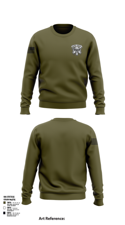 881st Engineer Battalion 17476851 Crew Neck Sweatshirt - 52
