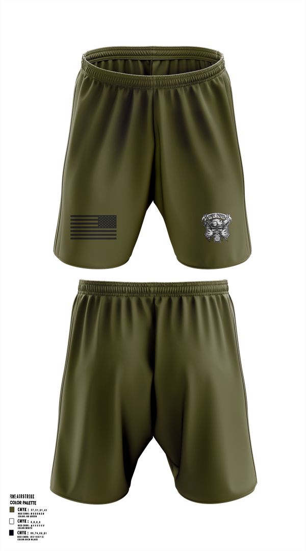 881st Engineer Battalion 17476851 Athletic Shorts With Pockets - 52