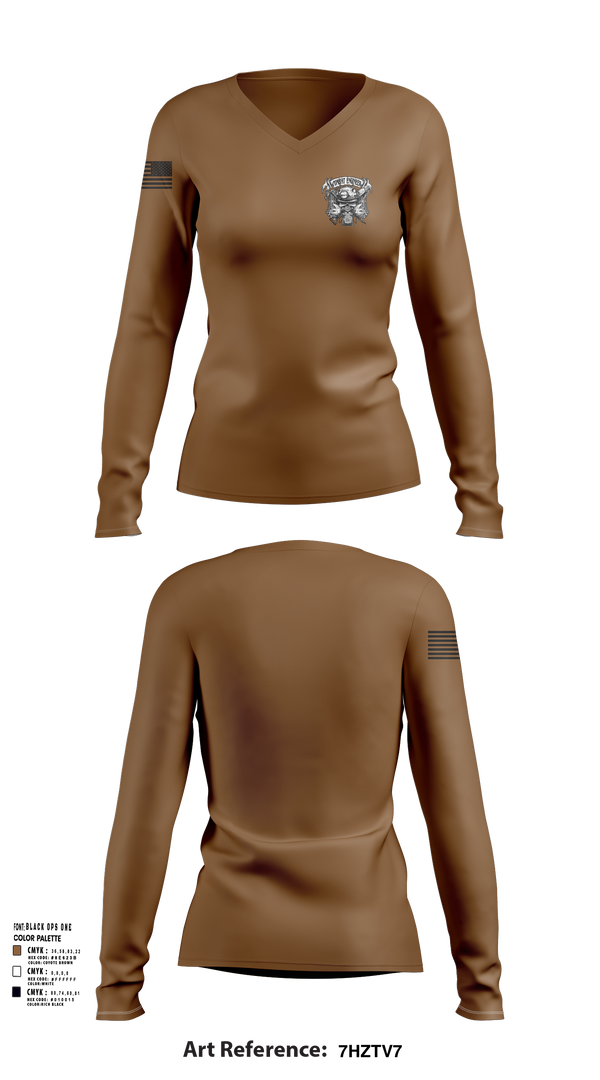 881st Engineer Battalion 17476851 Women's Long Sleeve V-neck Shirt - 51