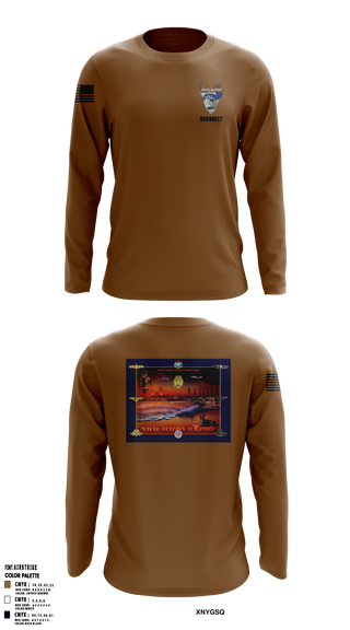 NAVSTA MAYPORT SECURITY 9551014 Long Sleeve Performance Shirt 1