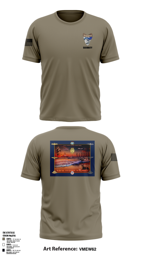 NAVSTA MAYPORT SECURITY 9551014 Short Sleeve Performance Shirt - 2