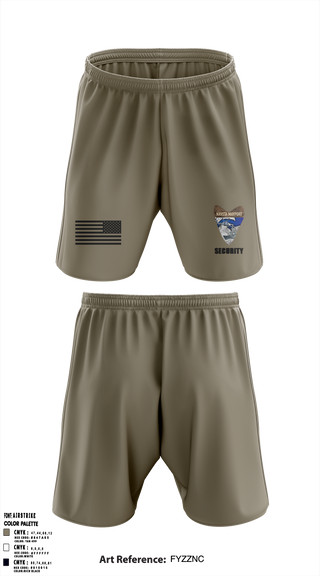 NAVSTA MAYPORT SECURITY 9551014 Athletic Shorts With Pockets - 2