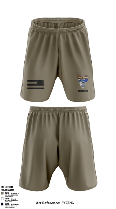 NAVSTA MAYPORT SECURITY 9551014 Athletic Shorts With Pockets - 2