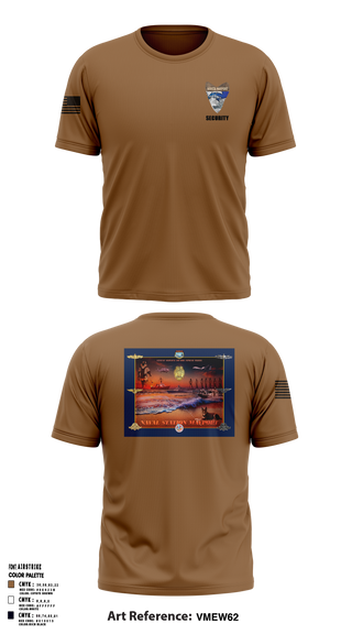 NAVSTA MAYPORT SECURITY 9551014 Old School Cotton Feel Shirt - 1