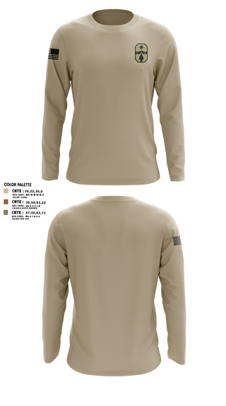 1487th Transportation Company 77712800 Long Sleeve Performance Shirt 1