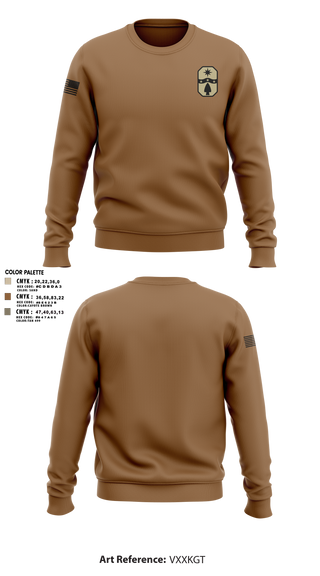 1487th Transportation Company 77712800 Crew Neck Sweatshirt - 2