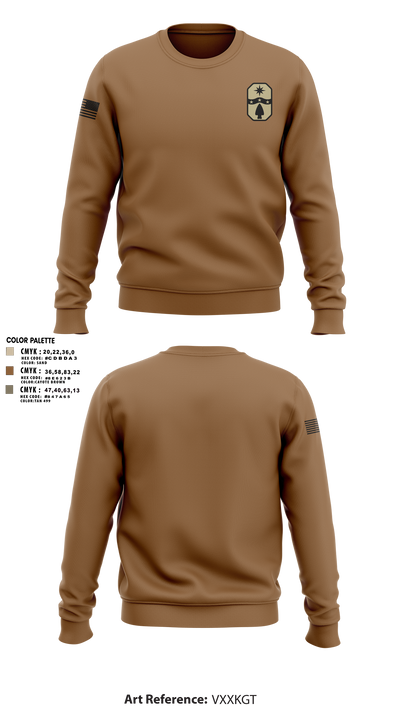 1487th Transportation Company 77712800 Crew Neck Sweatshirt - 2