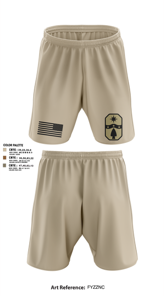 1487th Transportation Company 77712800 Athletic Shorts With Pockets - 1