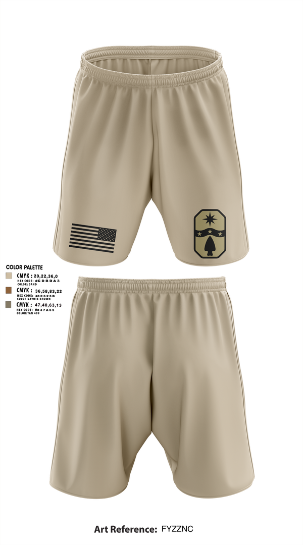 1487th Transportation Company 77712800 Athletic Shorts With Pockets - 1