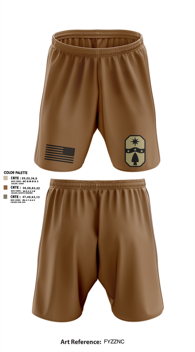 1487th Transportation Company 77712800 Athletic Shorts With Pockets - 2