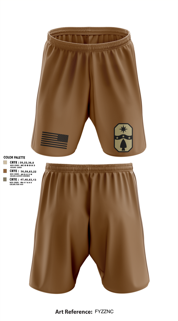 1487th Transportation Company 77712800 Athletic Shorts With Pockets - 2