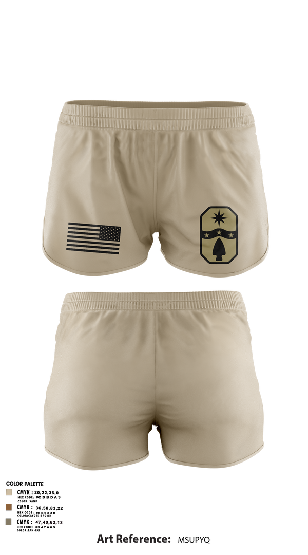1487th Transportation Company 77712800 Ranger Panties - 1