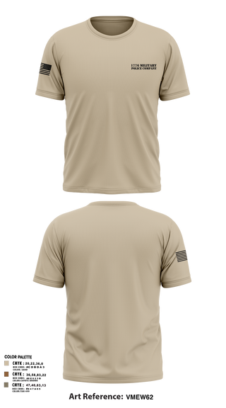 1487th Transportation Company 77712800 Old School Cotton Feel Shirt - 1