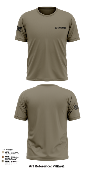 1487th Transportation Company 77712800 Old School Cotton Feel Shirt - 3