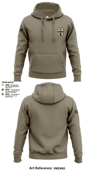 1487th Transportation Company 77712800 Hoodie - 3