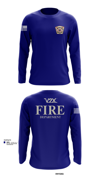 Camp Arifjan Fire Department 82810488 Long Sleeve Performance Shirt 22