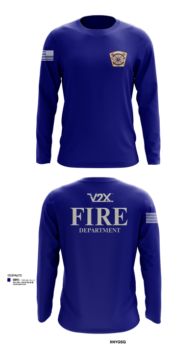 Camp Arifjan Fire Department 82810488 Long Sleeve Performance Shirt 22