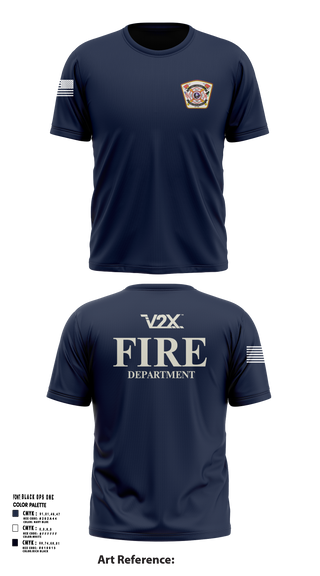 Camp Arifjan Fire Department 82810488 Short Sleeve Performance Shirt - 21
