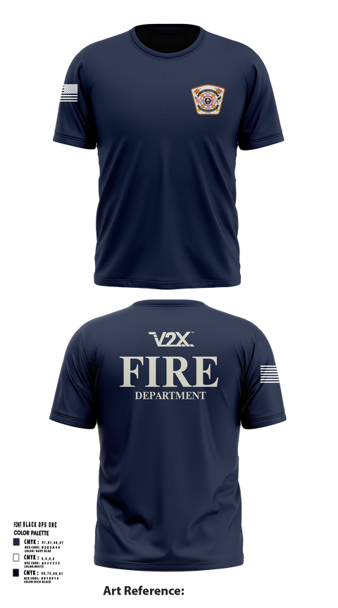 Camp Arifjan Fire Department 82810488 Short Sleeve Performance Shirt - 21