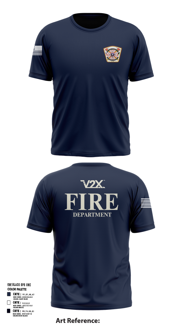 Camp Arifjan Fire Department 82810488 Short Sleeve Performance Shirt - 21