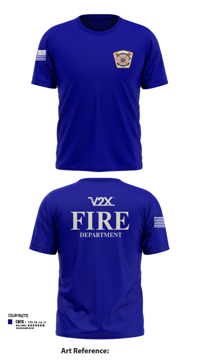 Camp Arifjan Fire Department 82810488 Short Sleeve Performance Shirt - 22