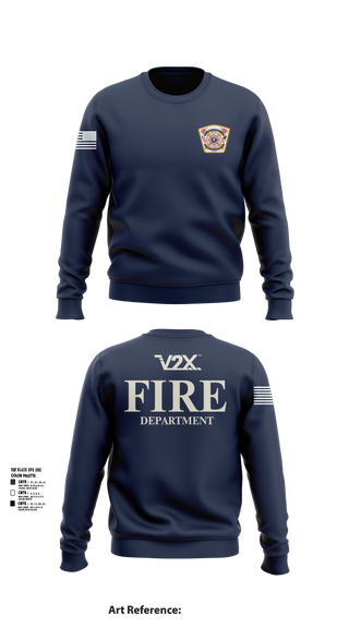 Camp Arifjan Fire Department 82810488 Crew Neck Sweatshirt - 21