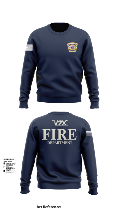 Camp Arifjan Fire Department 82810488 Crew Neck Sweatshirt - 21