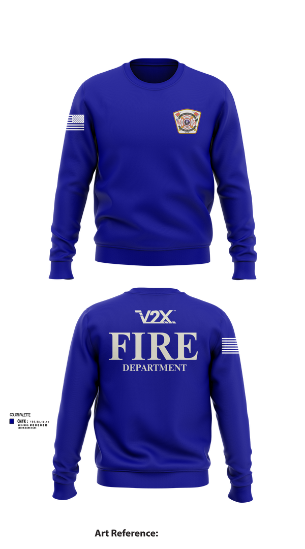Camp Arifjan Fire Department 82810488 Crew Neck Sweatshirt - 22