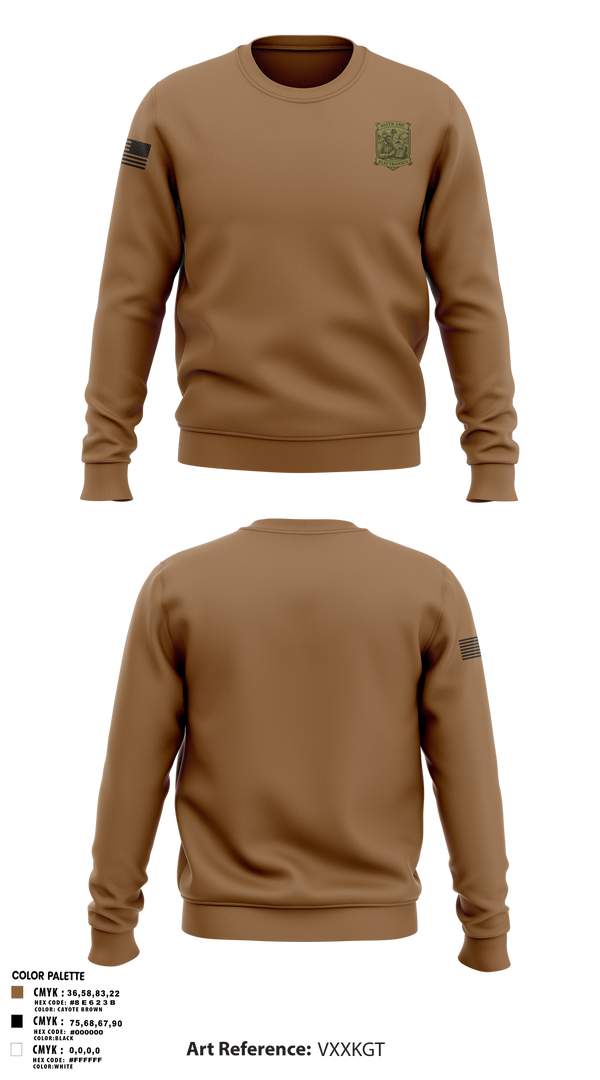 665th SMC 73329737 Crew Neck Sweatshirt - 1