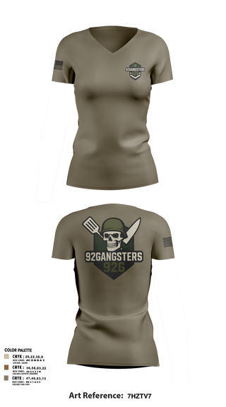 44 IBCT-E-CO 250TH 75736635 Women's Short Sleeve V-neck Shirt - 3