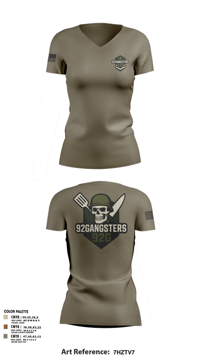 44 IBCT-E-CO 250TH 75736635 Women's Short Sleeve V-neck Shirt - 3