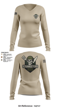 44 IBCT-E-CO 250TH 75736635 Women's Long Sleeve V-neck Shirt - 1
