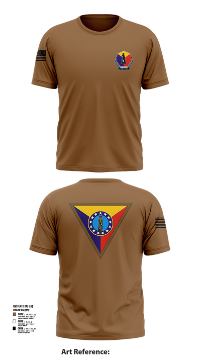 MDARNG TRAINING CENTER 72817816 Short Sleeve Performance Shirt - 31