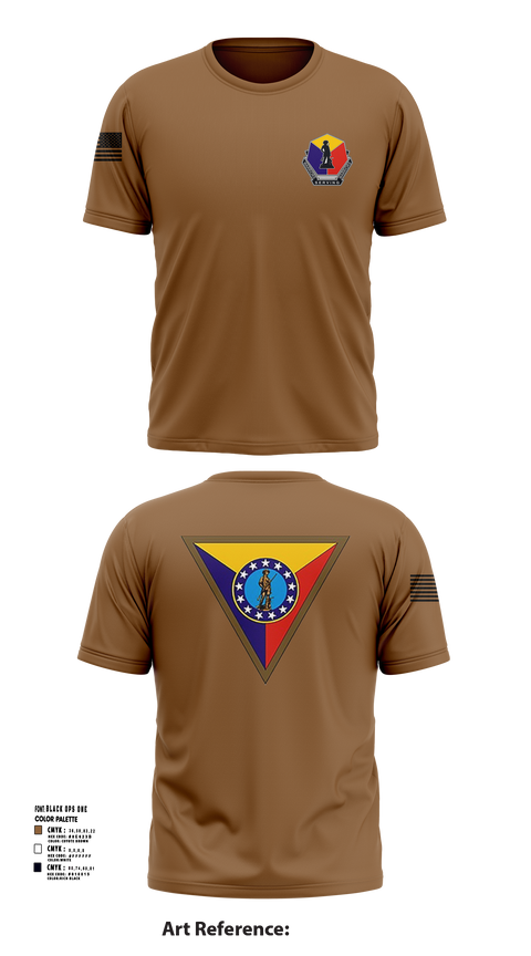 MDARNG TRAINING CENTER 72817816 Short Sleeve Performance Shirt - 31