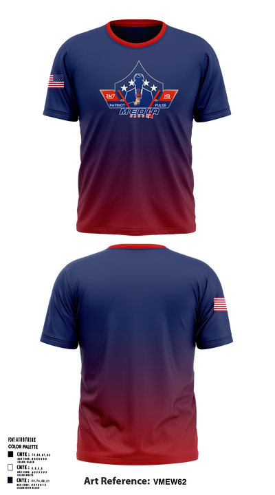 Patriot Pulse Media Group 69643978 Short Sleeve Performance Shirt - 2
