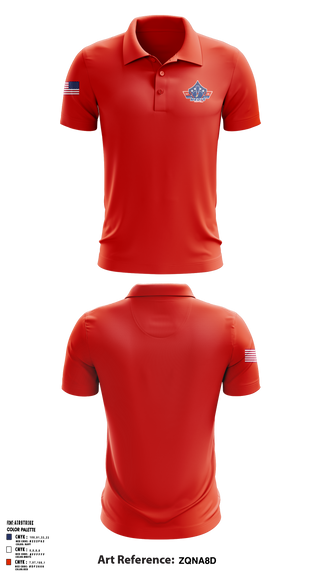 Patriot Pulse Media Group 69643978 Short Sleeve Performance Polo -4