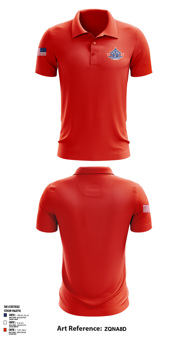 Patriot Pulse Media Group 69643978 Short Sleeve Performance Polo -4