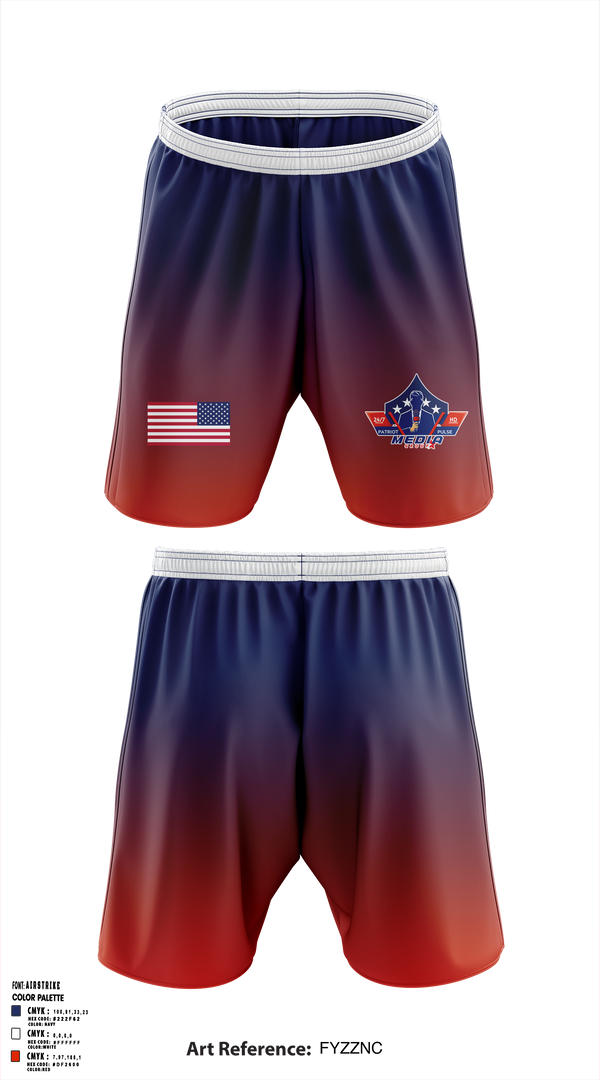Patriot Pulse Media Group 69643978 Athletic Shorts With Pockets - 1