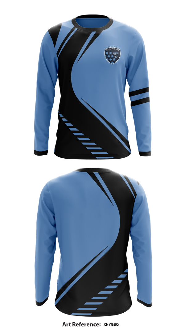 Thunder 93685505 Long Sleeve Performance Shirt - 20