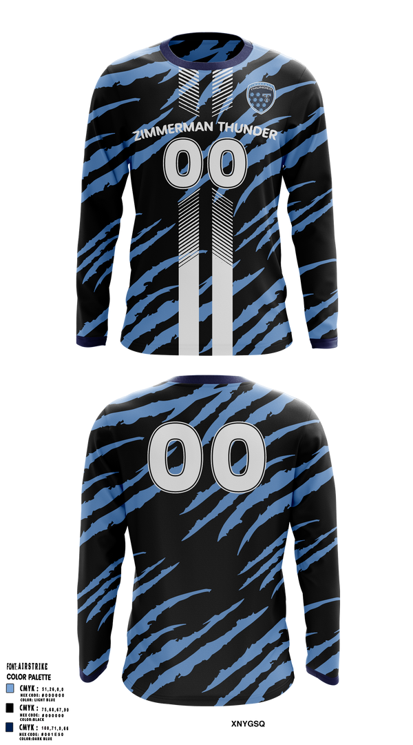Thunder 93685505 Long Sleeve Performance Shirt 10