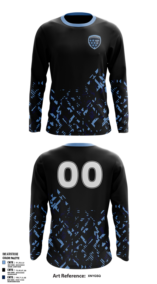 Zimmerman Thunder Soccer 74418739 Long Sleeve Performance Shirt 5