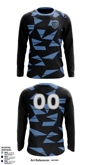 Zimmerman Thunder Soccer 74418739 Long Sleeve Performance Shirt 6