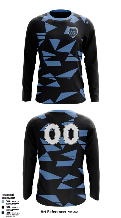 Zimmerman Thunder Soccer 74418739 Long Sleeve Performance Shirt 6