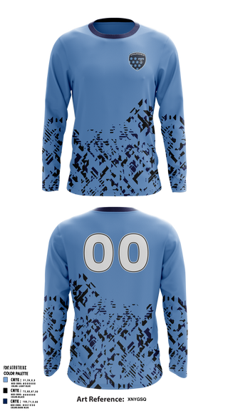 Zimmerman Thunder Soccer 74418739 Long Sleeve Performance Shirt 8