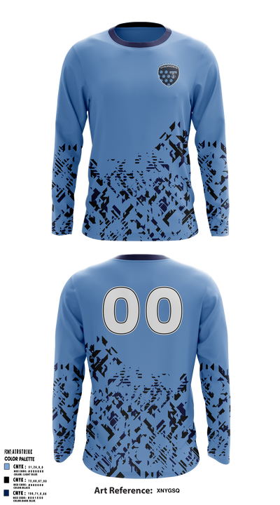 Zimmerman Thunder Soccer 74418739 Long Sleeve Performance Shirt 8