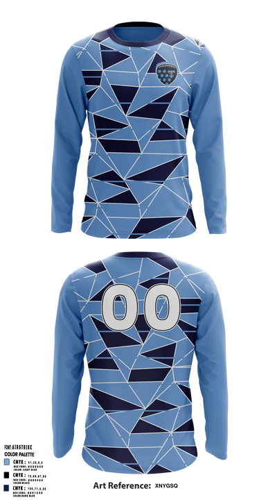 Zimmerman Thunder Soccer 74418739 Long Sleeve Performance Shirt 9