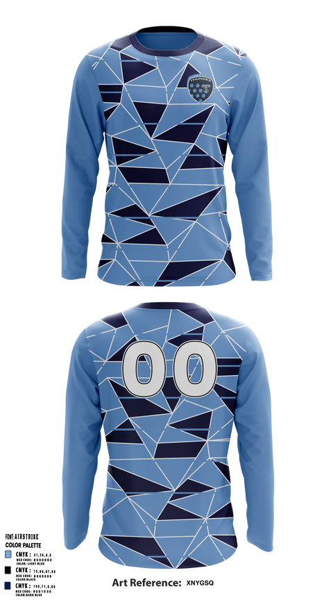 Zimmerman Thunder Soccer 74418739 Long Sleeve Performance Shirt 9