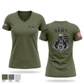 DELTA SERT Women's Short Sleeve V-neck Shirt - 1