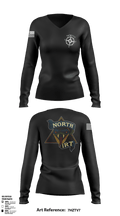 NIRT 4083324 Women's Long Sleeve V-neck Shirt - 24